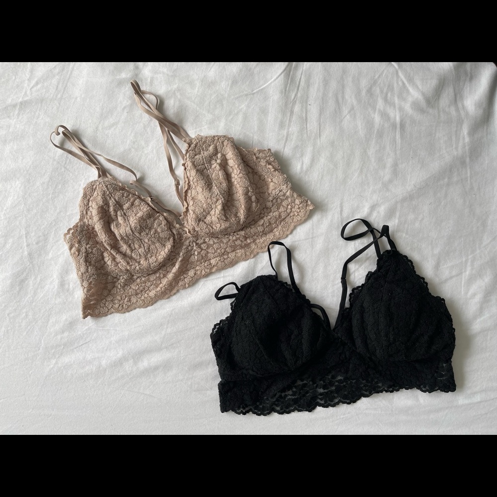 AERIE Padded Lace Bralettes